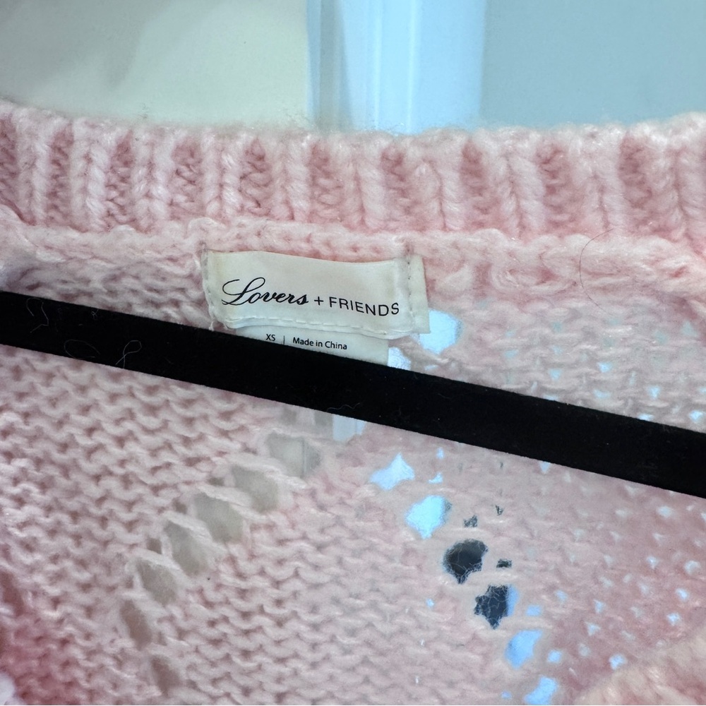 Lovers + Friends Monika Sweater in Light Pink - Picture 4 of 5